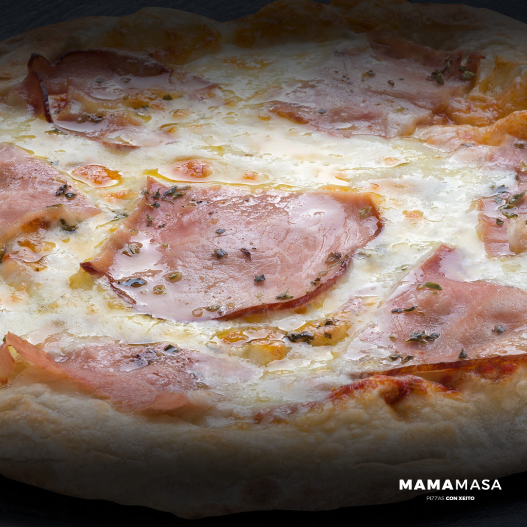 Pizza de Jamón Cocido Extra Mamamasa