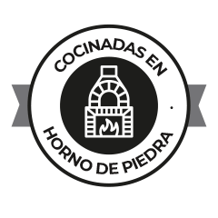 Cocinadas en horno de piedra