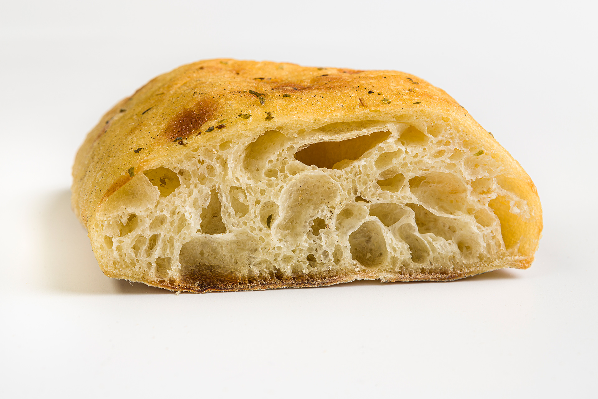 Focaccia con aceitunas