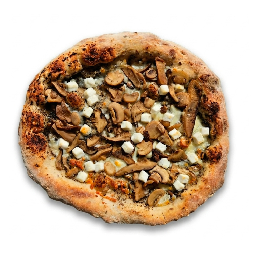 Pizza Trufada con Queso de cabra